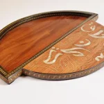 Round Damascus Mosaic Tray